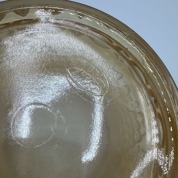 Fenton Glass Peach Opalescent Grape & Cable Spittoon - Picture 7 of 7